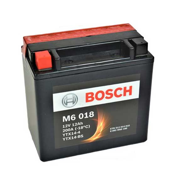 BOSCH 12V 12 AH MOTOSİKLET AKÜSÜ (Y-B)TX14(-BS) 0092M60180