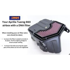 Aprilia Tuareg 660 (21-25) DNA TEMİZLENEBİLİR PERFORMANS HAVA FİLTRESİ
