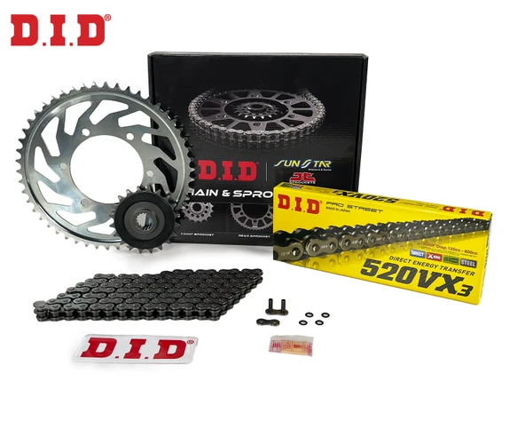DID Zincir Sunstar Dişli Seti - HUSQVARNA TC (125 CC) - (2014-2019)