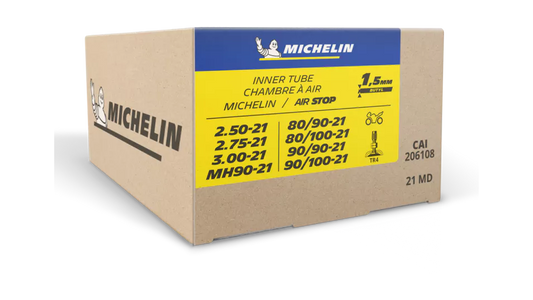 MICHELIN İÇ LASTİK (Yol Kullanımı - 1,8 mm) 21 MD (2.75-21; 80/90-21; 90/90-21; 80/100-21) (Düz) ürün görseli