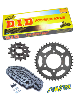DID Zincir Sunstar Dişli Seti - YAMAHA XT R (125 CC) - (2008-2011)