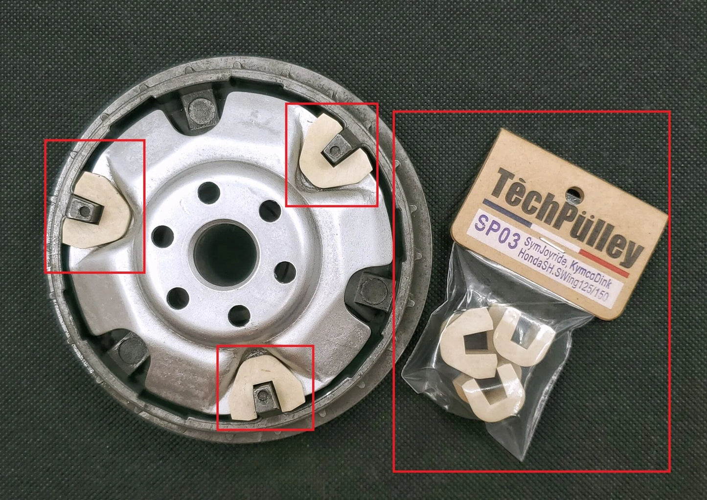 TechPülley SP03(3pcs) KAYDIRICI KIZAK (Slider)