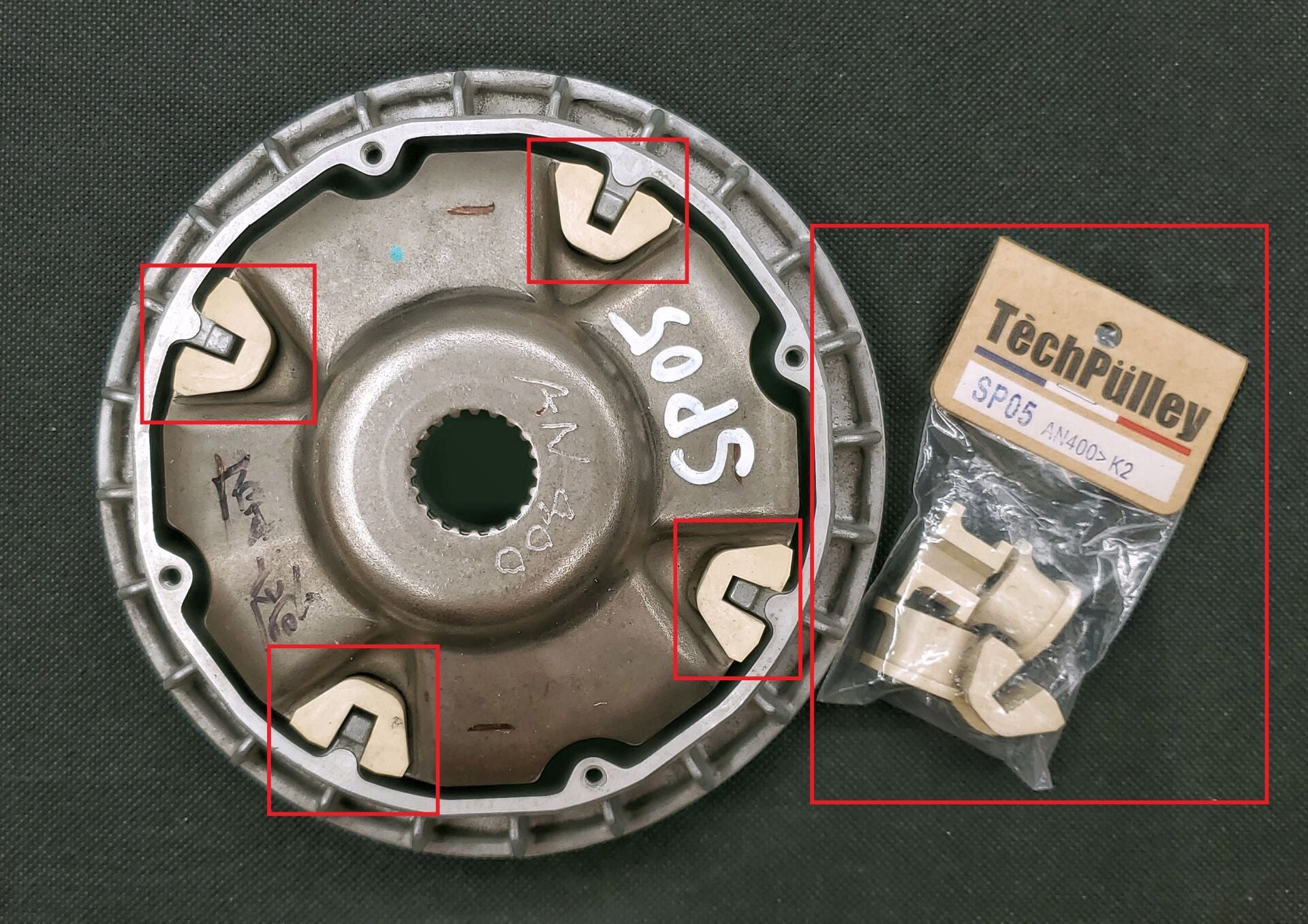 TECHPULLEY SP05(4pcs) KAYDIRICI KIZAK (Slider)