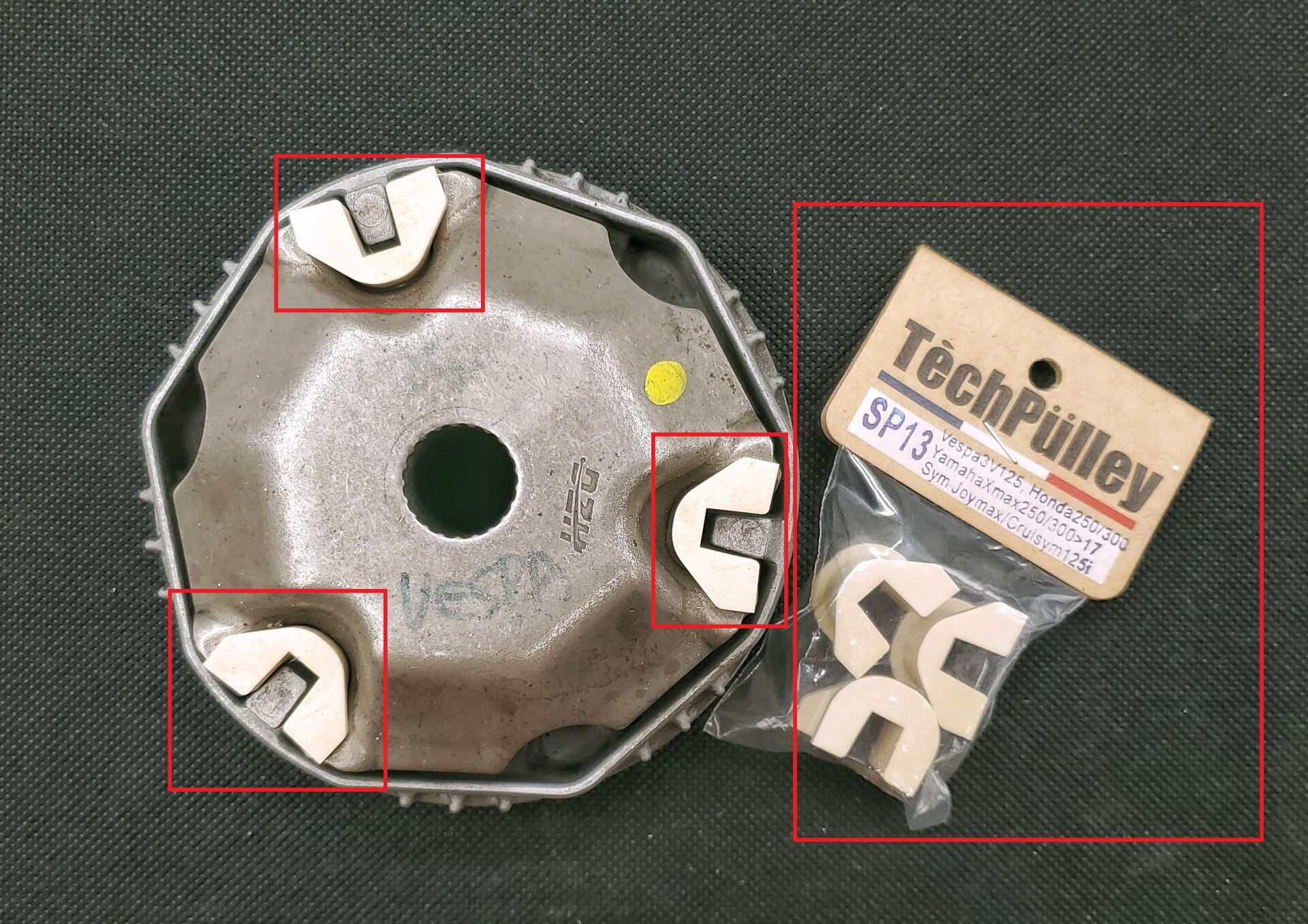 TECHPULLEY SP13(3pcs) KAYDIRICI KIZAK(Slider)