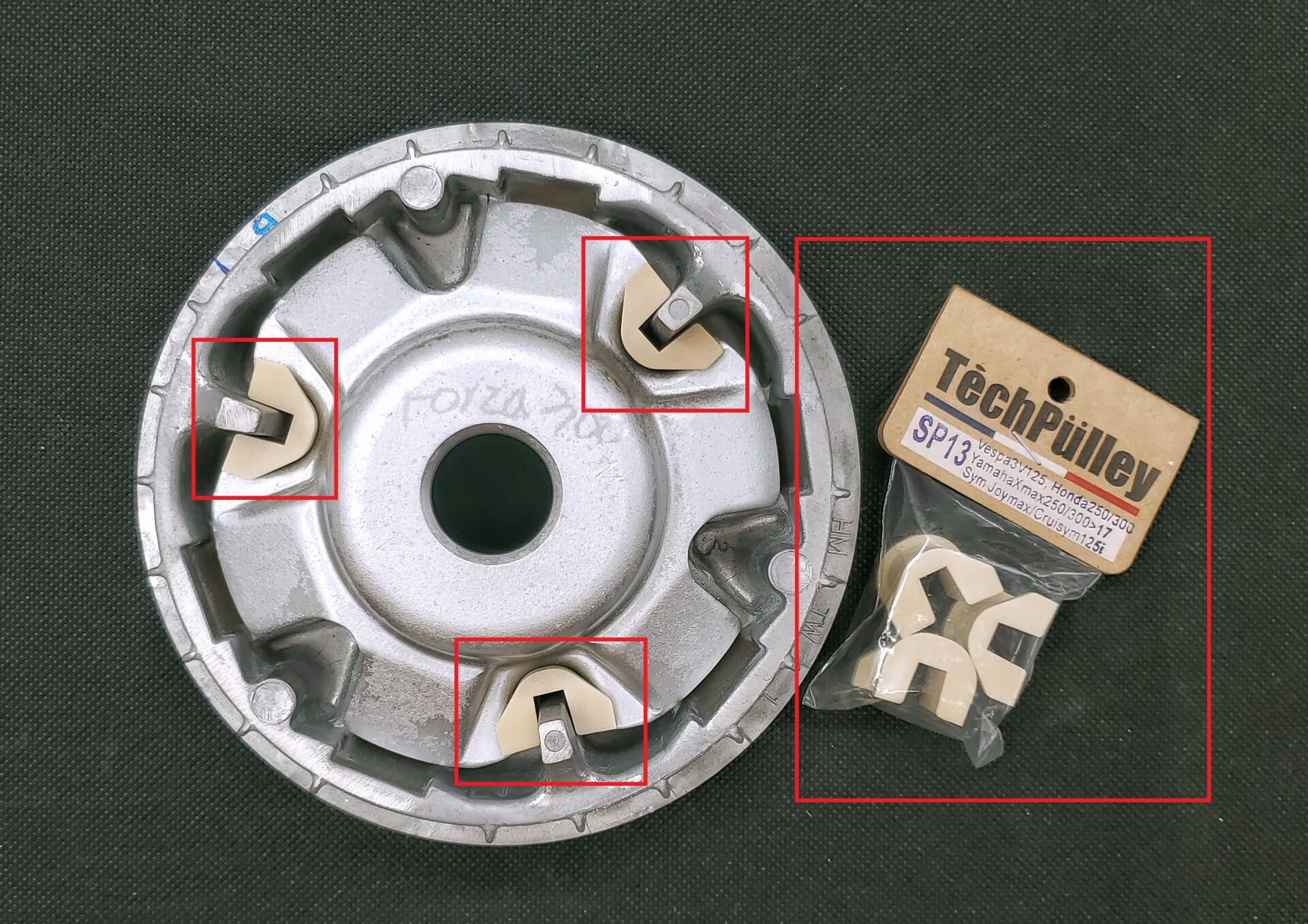 TECHPULLEY SP13(3pcs) KAYDIRICI KIZAK(Slider)