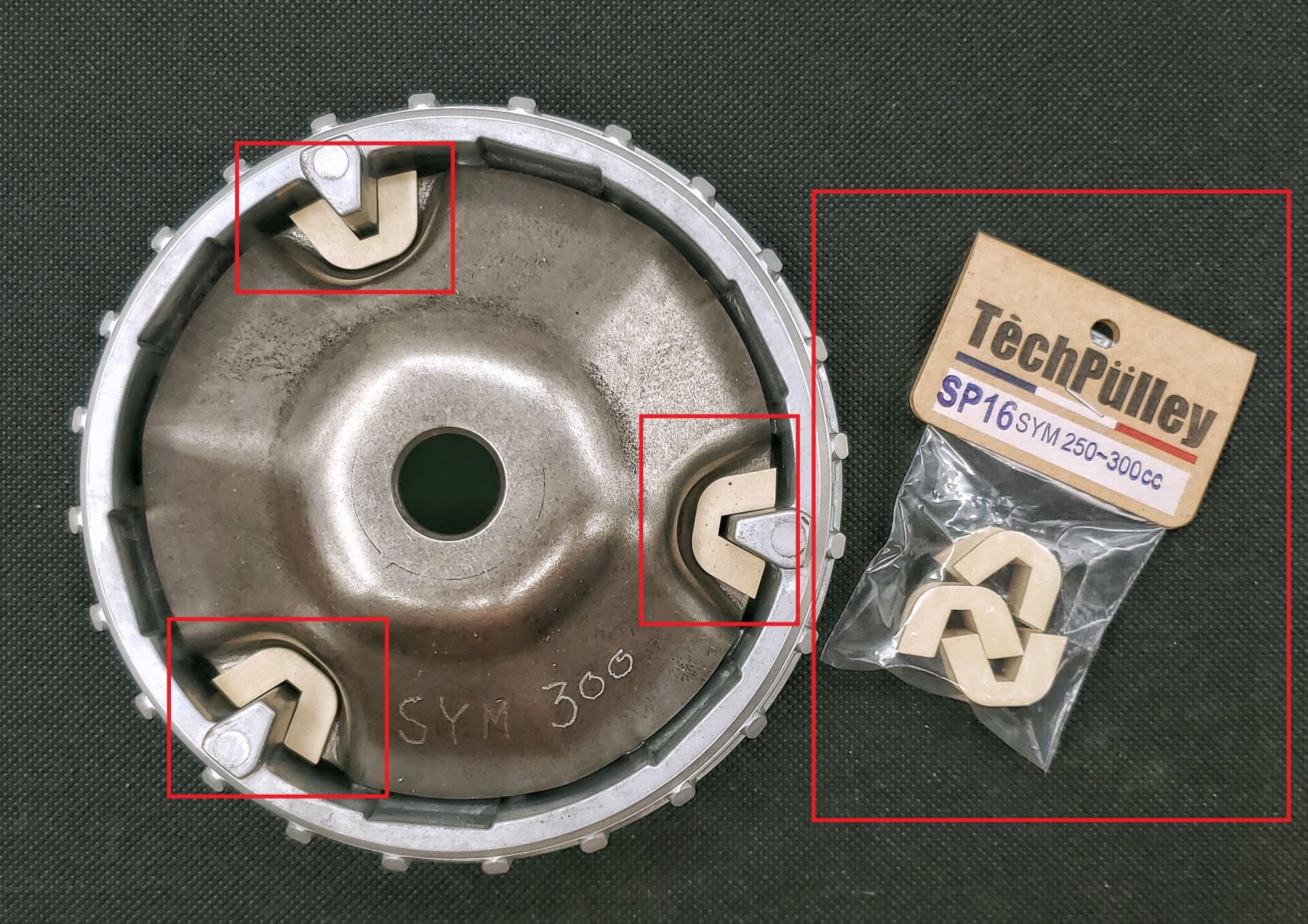 TECHPULLEY SP16(3pcs) KAYDIRICI KIZAK(Slider)